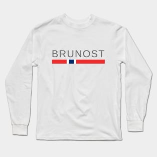 Norway Brunost | Brown Cheese Long Sleeve T-Shirt